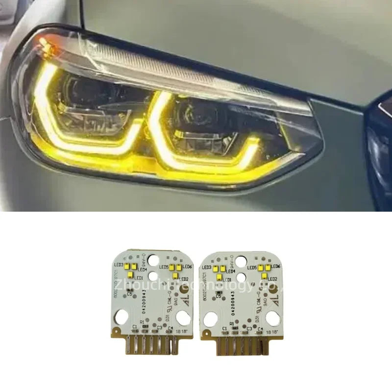 Angel Eye For 2018 2019 2020 2021 BMW X3 X3M F97 G01 X4 X4M G02 DRL Module LED Boards Daytime Running Light