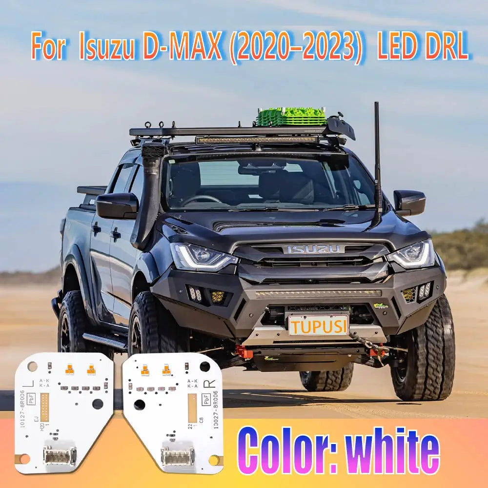 DRL Daytime Running Light Chip Module for Isuzu D-Max 2021+ Headlight Upgrade Replacement Accessory