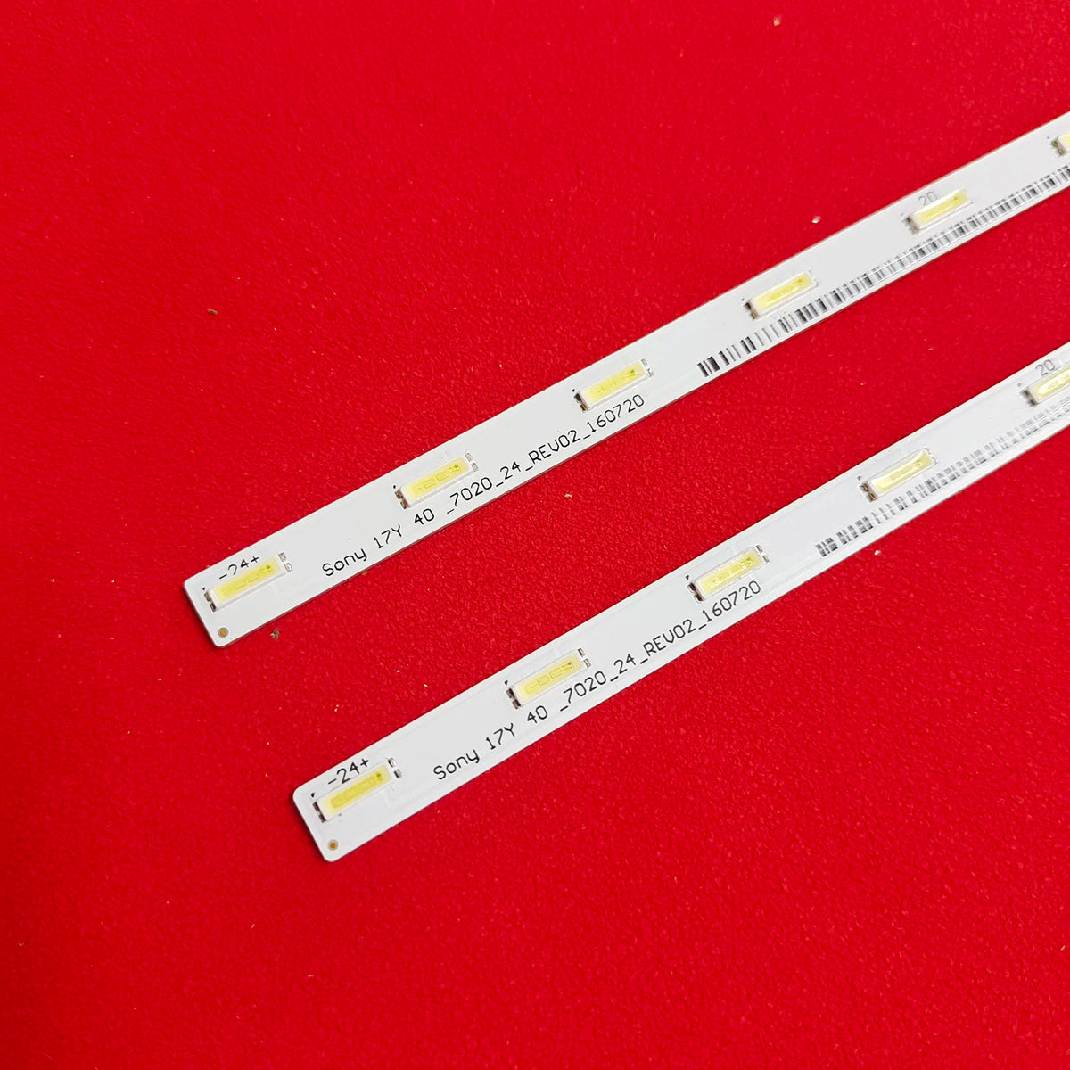 LED Backlight Strip 24 Light For TV 17Y 40_ 7020_ 24_ REV02_