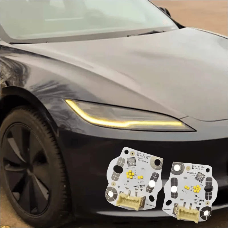 Angel Eyes DRL Board Daytime Running Light Source For Newest 2024 Tesla Model 3 Daylight Car Light