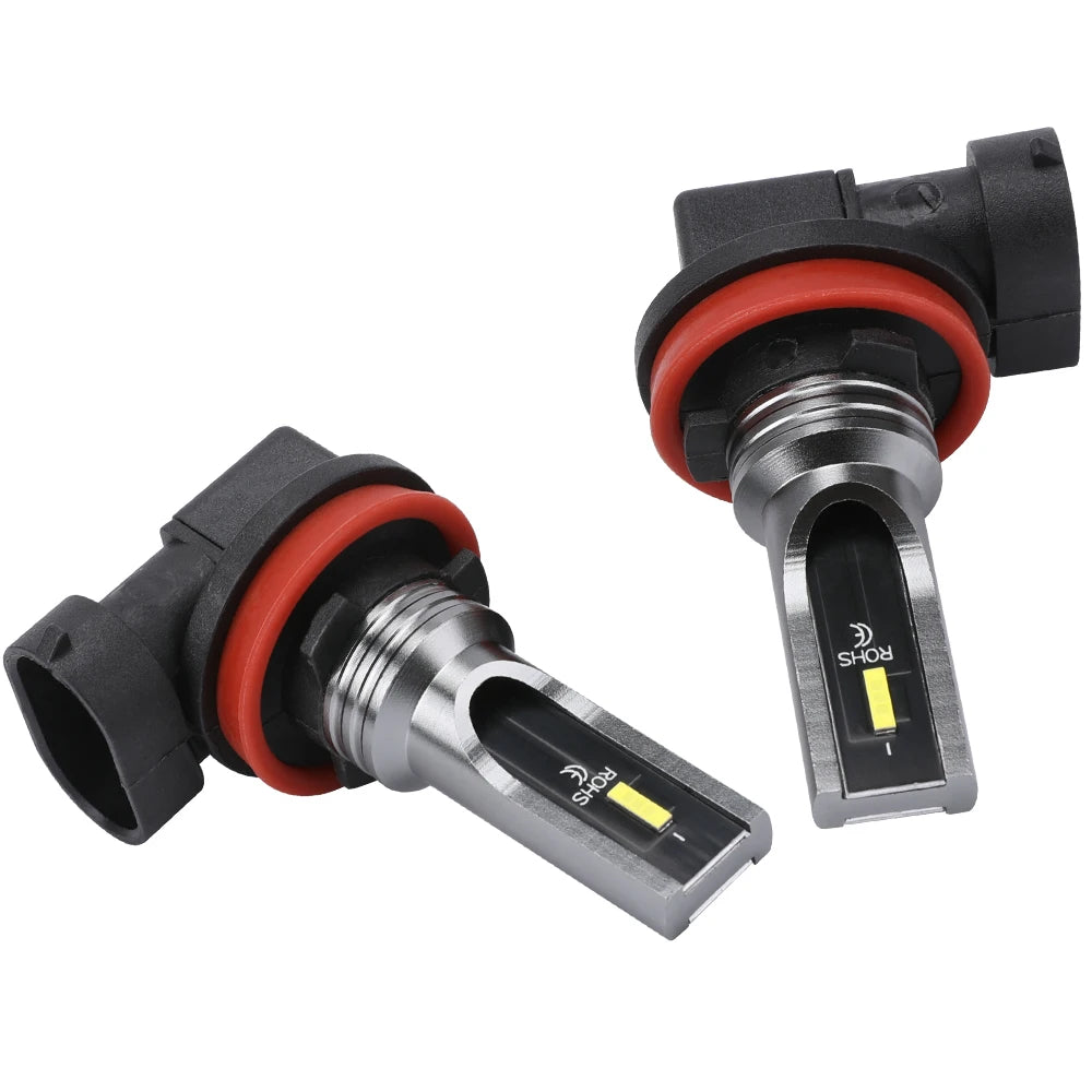 2PCS H11 H8 9006 HB4 LED DRL Fog Light Car Headlight Bulb Be