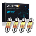 AUXITO 4Pcs Canbus C5W LED 31mm Festoon 36mm Bulb Car Interi