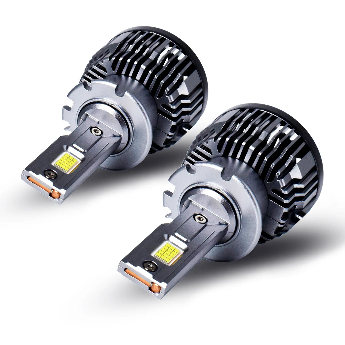 2PCS LED Headlight Bulbs D1S D2S D3S D4S D8S 6000K Plug and Play Replace for Factory Car Lights