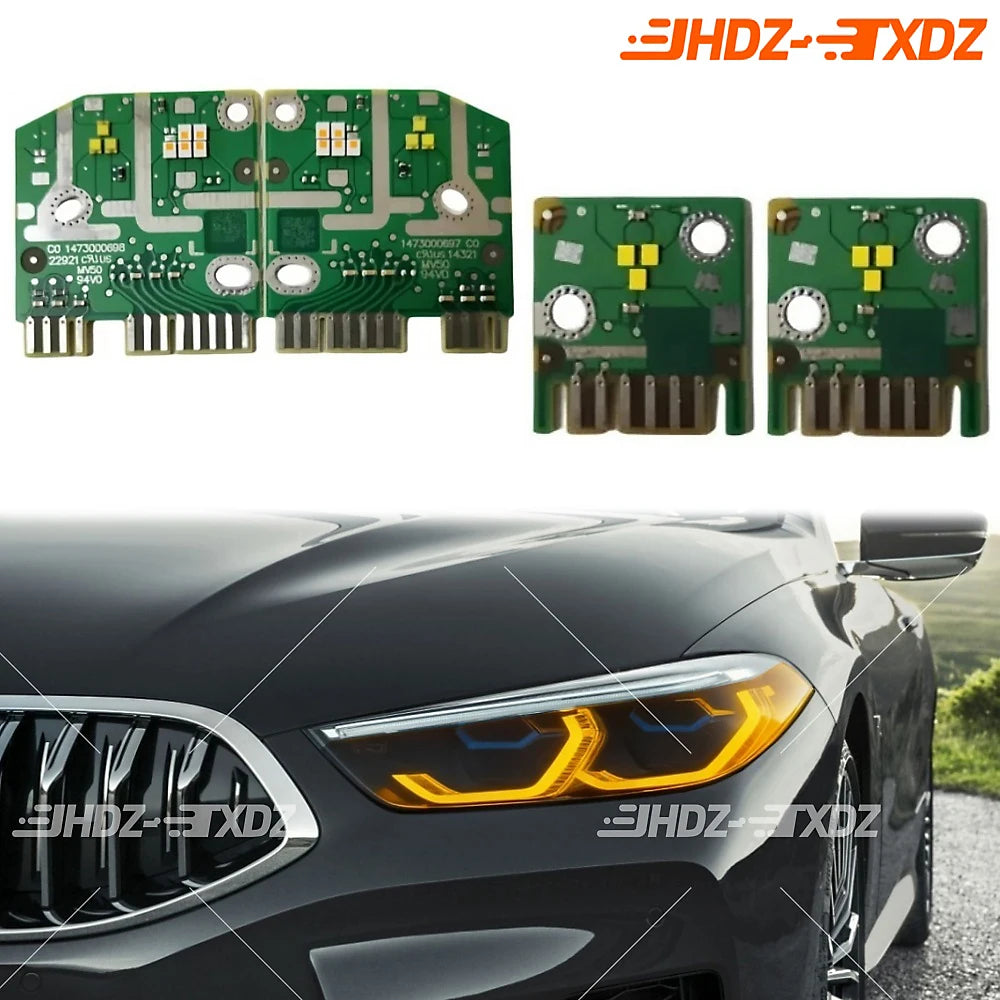 Angel Eye DRL LED Boards Yellow Amber Red For BMW M8 F91 F92 G14 G15 G16 2019-2023 Daytime Running Light Chip