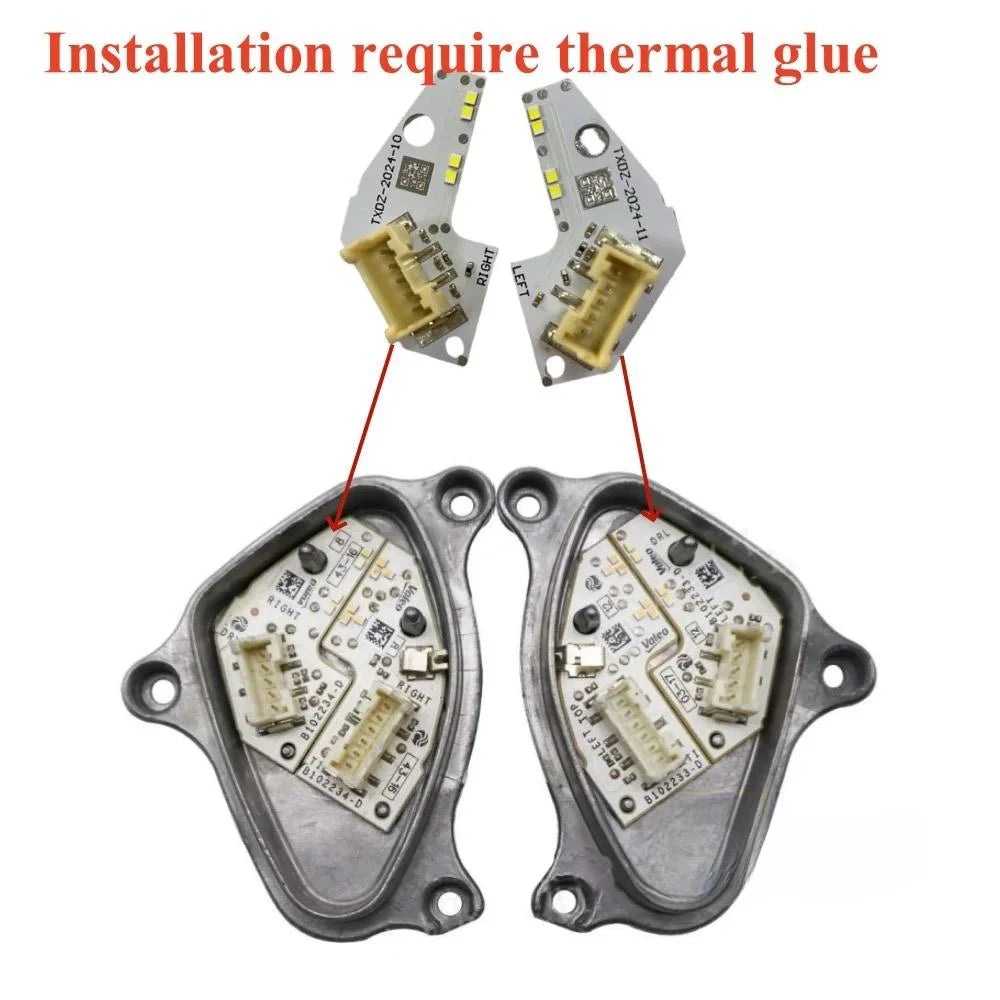 DRL Boards for 2017-2020 Seat Leon Cupra LED Headlight Daytime Running Light Upgrade 5F0941475A for Seat