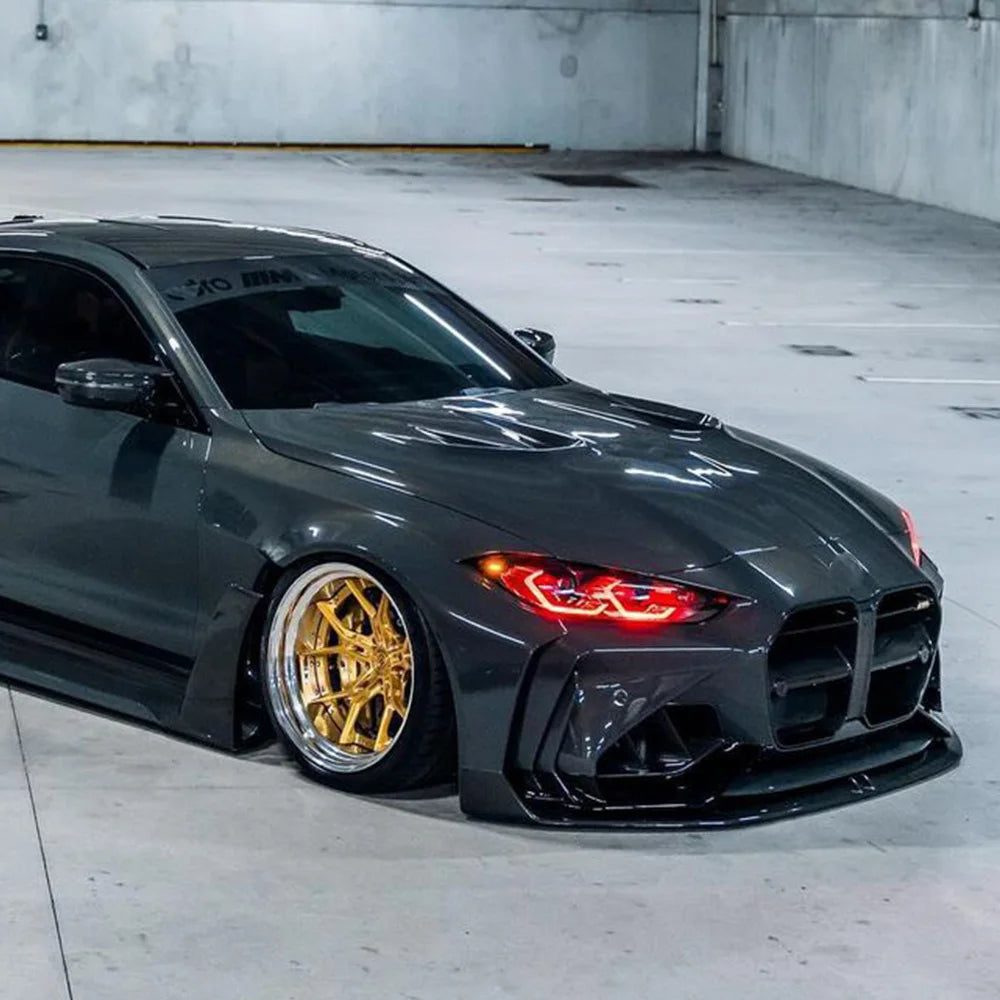 DRL Boards For 2021-2023 BMW G22 G23 G26 G80 G82 G83 M3 M4 Laser Headlight Daytime Running Light Amber Yellow