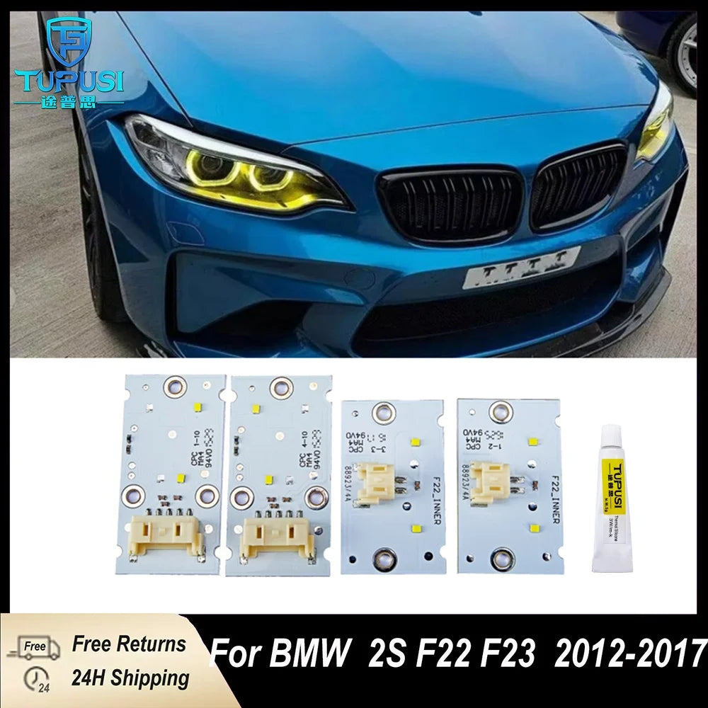 Angel Eyes DRL Driving Lights for BMW F22 F23 220i M2 F87 Headlight Daylight LED Daytime Running Light for