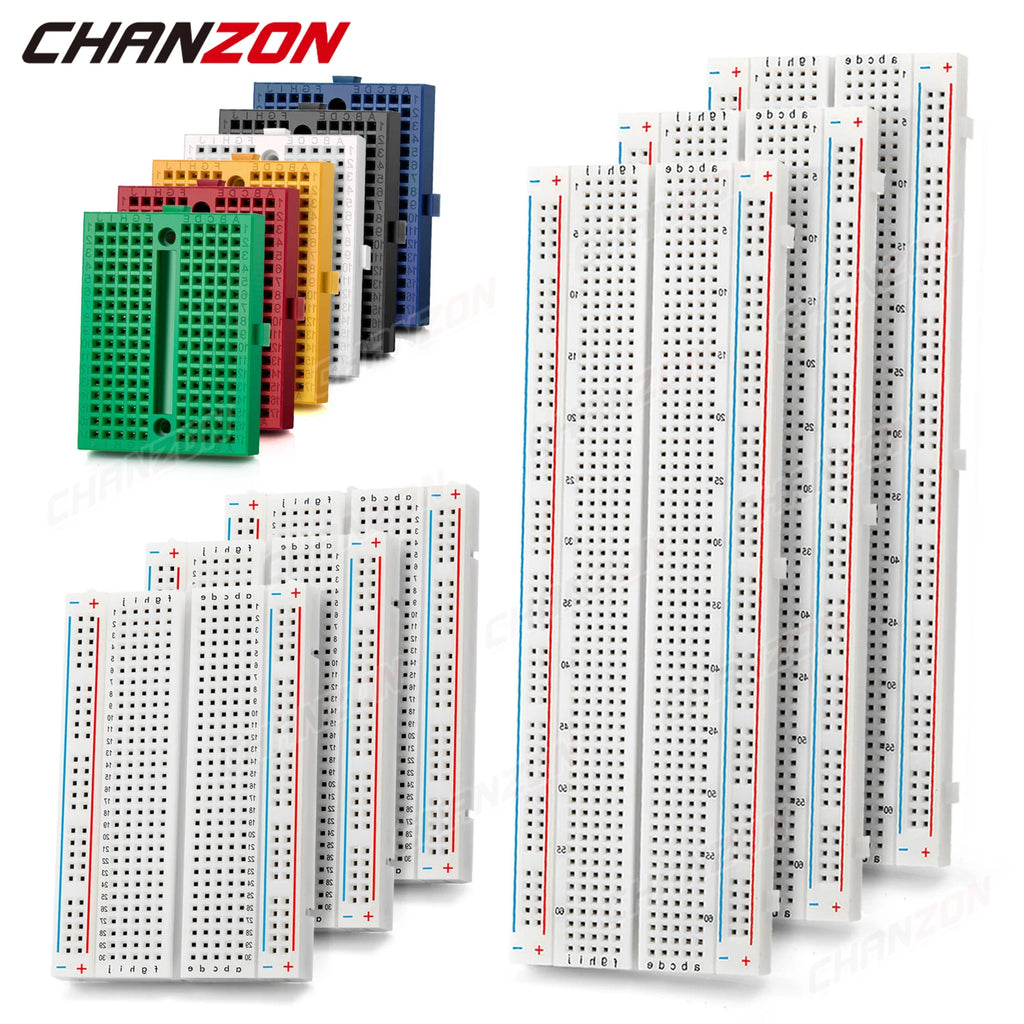 1-6pcs Breadboard kit 170/400/830 Tie Points Solderless Prot