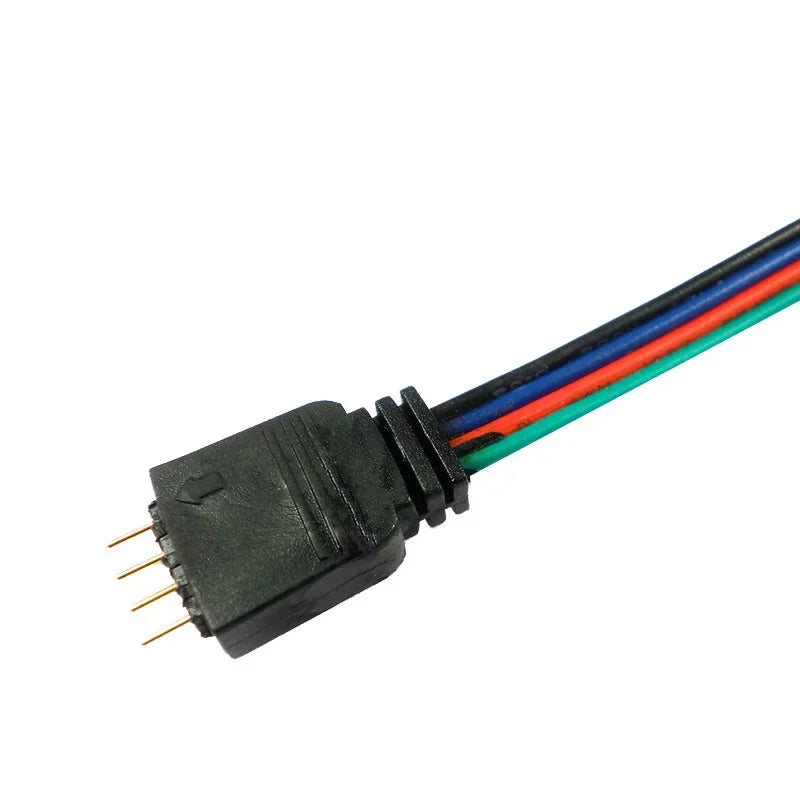 5pcs 15CM 4Pin Connector Cable Male Female No Need Soldering