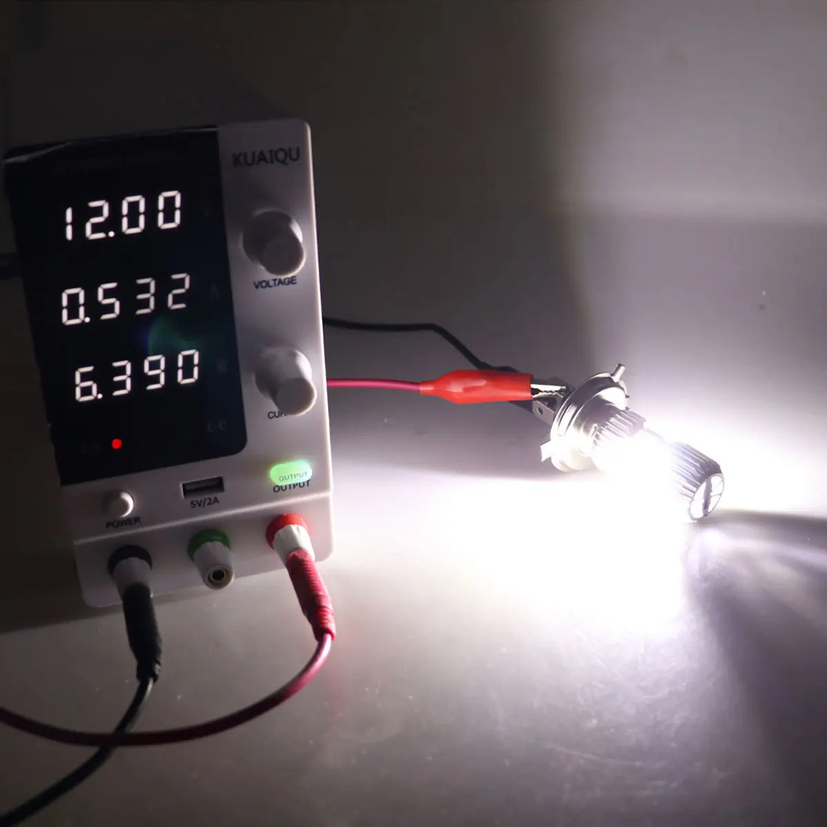 1x H4 BA20D High Quality LED Moto H6 Motorcycle Headlight Bu