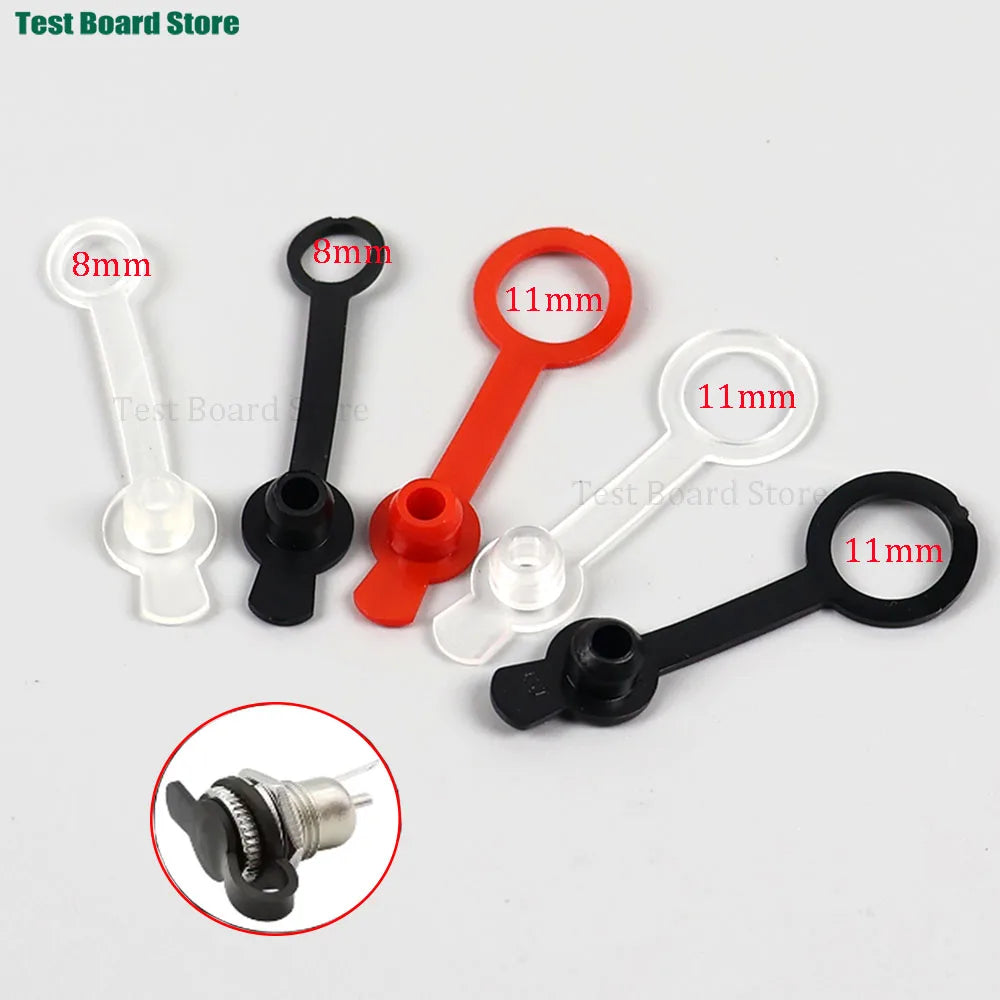 2/5/10Pcs DC Power Waterproof Cap 5.5 2.1mm 5.5 2.5mm Jack F