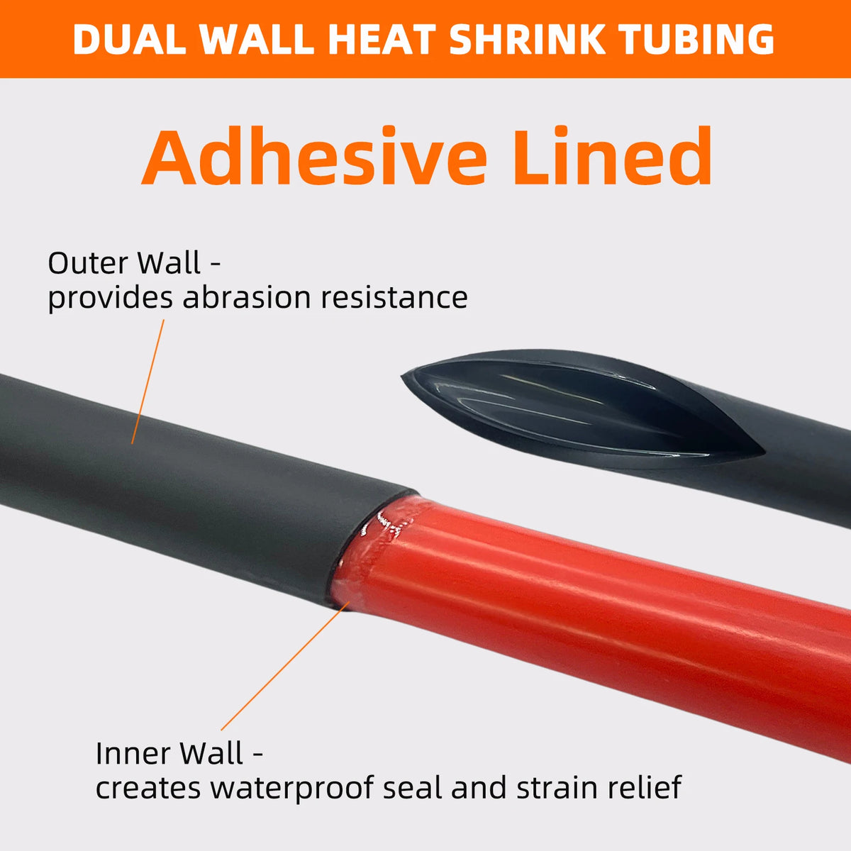 5Meter 4 1 Heat Shrink Tube With Glue Thermoretractile Heat 