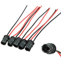 10Pcs T10 W5W Car Wedge Light Bulb Socket Connector Holder E