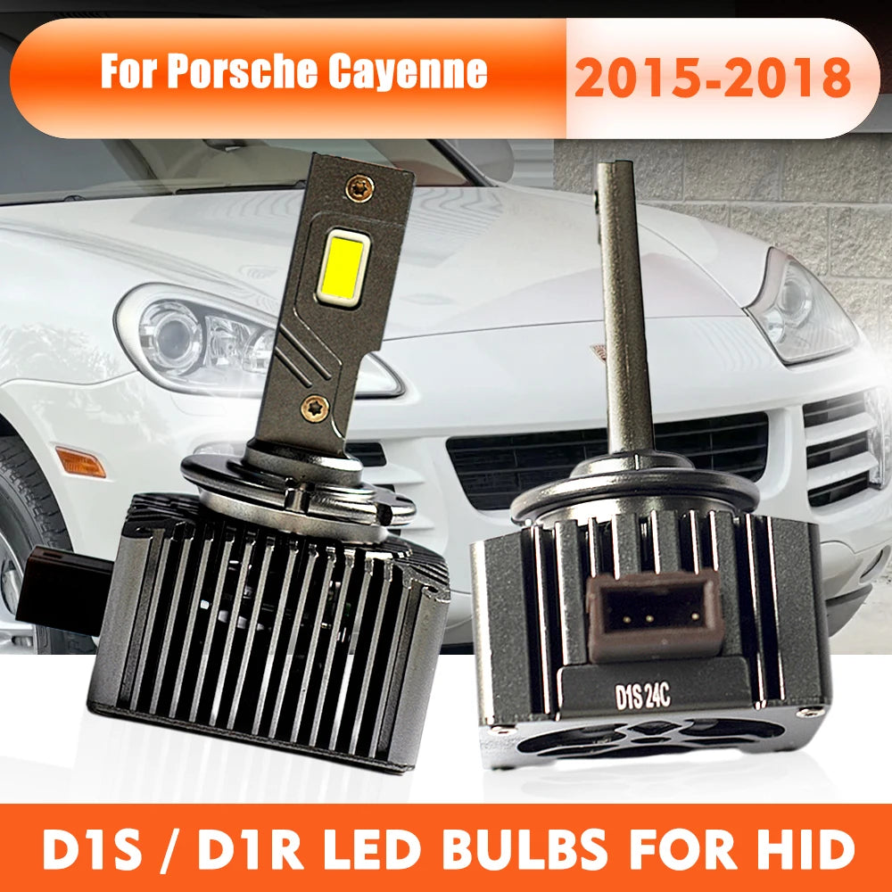 LED Headlight Bulbs 6000K 55W D1C HID Xenon Conversion Lamp Led lights for Porsche D1S D1C D1R