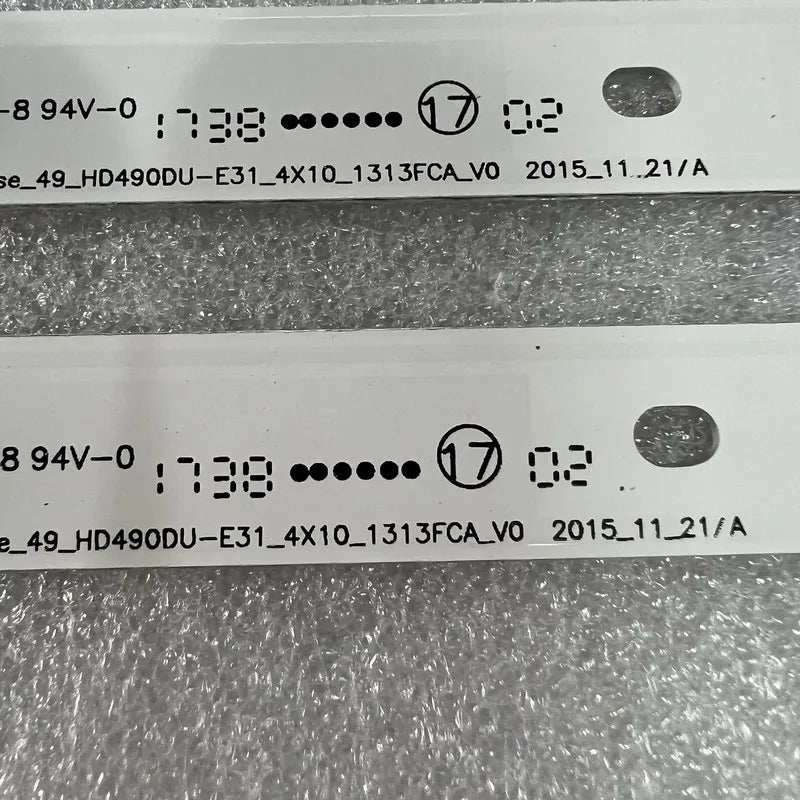 LED Backlight Strip for10LED For H49MEC3030 HD490DU-EU31 H49MEC3050 H49M3000 LED49K300U NS-49DR420NA8