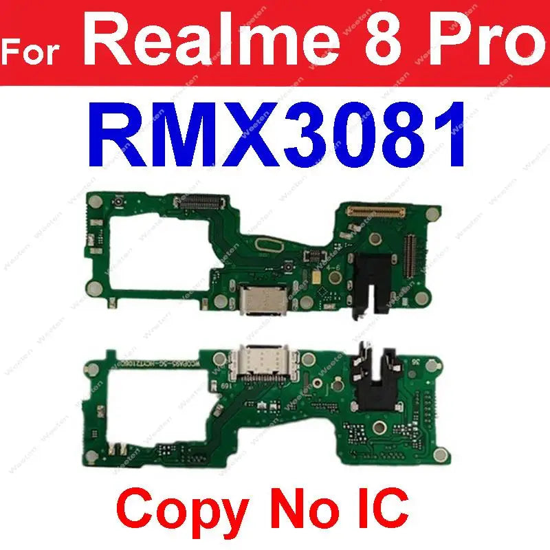 USB Charger Board Dock For Realme 8 8i 8S 4G 5G USB Charging Jack Port Connector Board Replacement Parts
