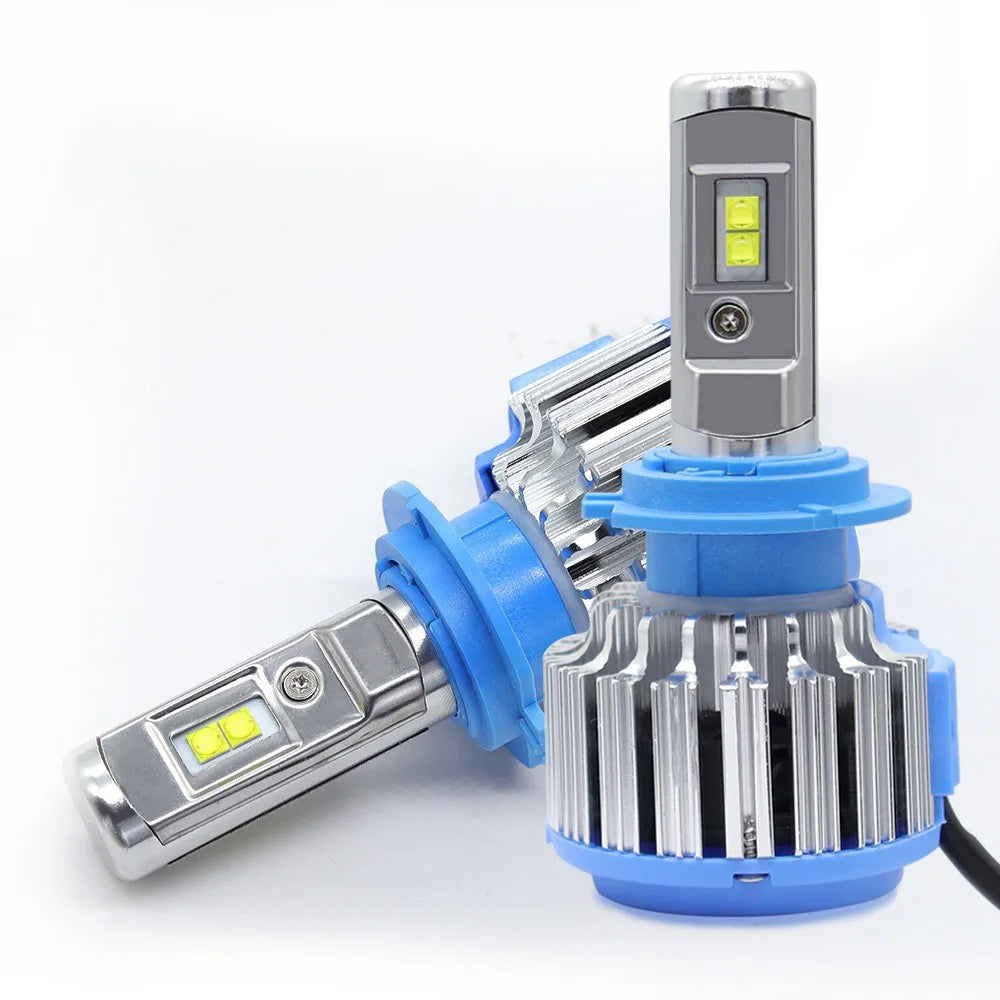 T1 LED Car Headlights H4 H7 H11 9005 9006 H8 Ultra Bright Re