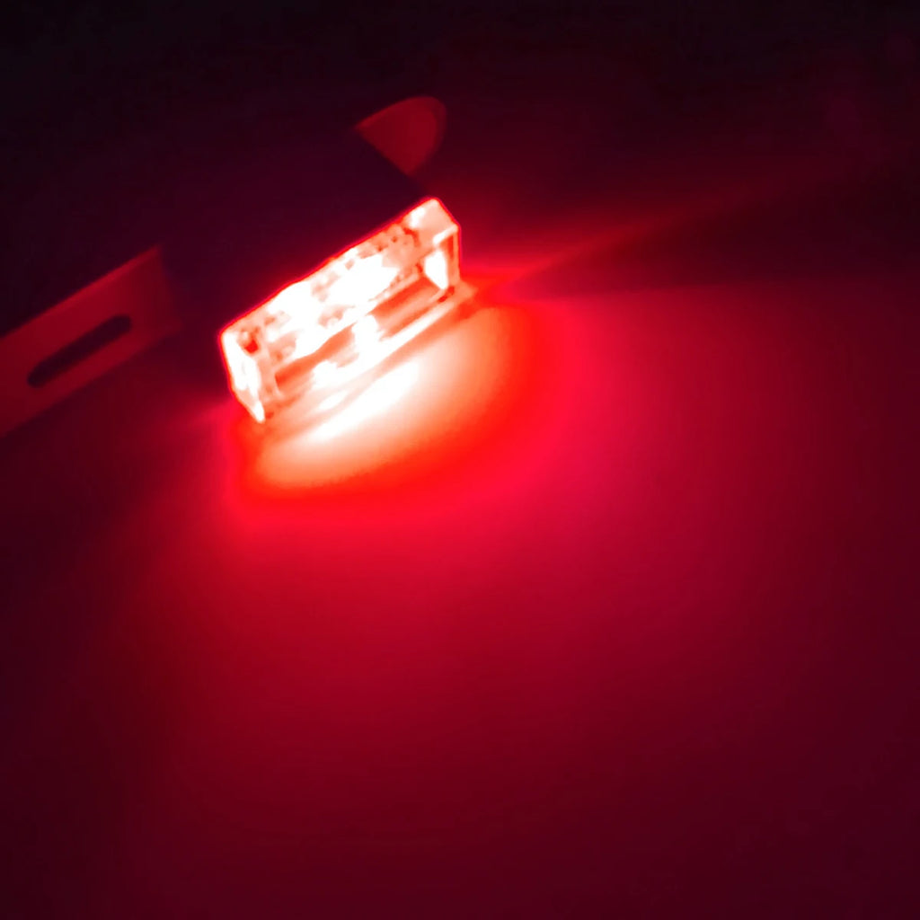 Car USB LED Atmosphere Light Mini Romantic LED Lamp Car Interior Styling Decorative Ambient Light Universal White Red Blue