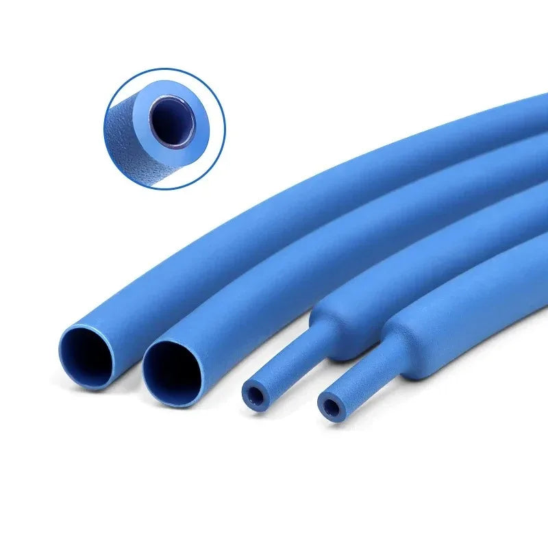 2M 11 Colors 3 1 with Glue Heat Shrink Tube 1.6mm 50mm Dual Wall Adhesive Lined Polyolefin Shrinkage Wire Cable Protect Sleeve