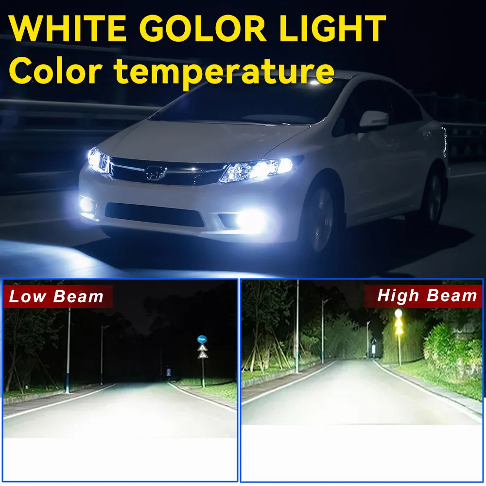 3Inch 1/2PCS Bi LED Projector Car Headlight Retrofit Kit Sin