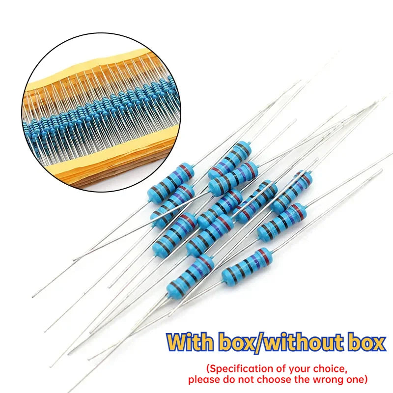 0.25W Metal Film Resistor kit set 30 Values resistors pack 1
