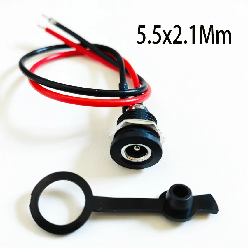 High Current 20AWG 5.5 2.1mm/5.5 2.5mm DC022D DC Power Cable
