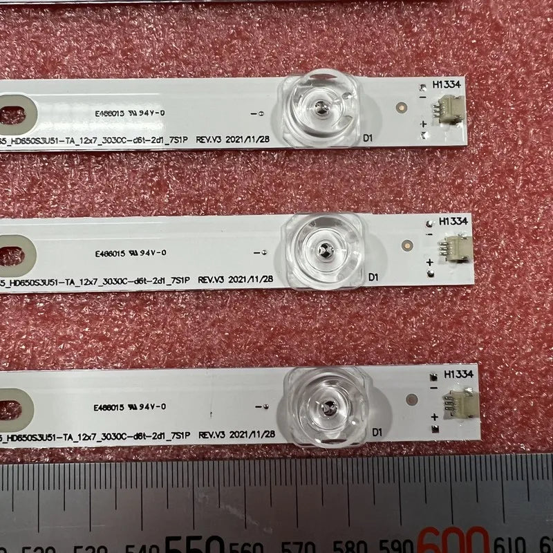 LED Backlight Strip for Hisense 65P6 H65A6500 H65A6500UK 65H9808 65 HD650S3U51-TA_12X7 Toshiba 65M550KB