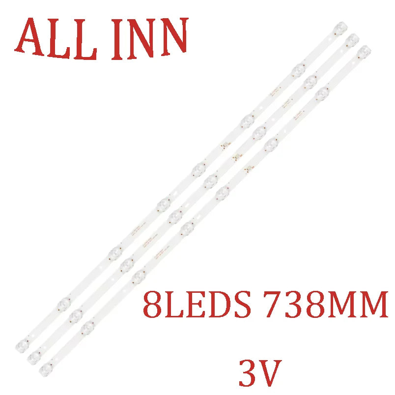 LED Backlight Strip for STV-LC43ST3000F H-LED43F408BT2S CC02430D738V03 CC02430D738V08 QT431901DLEDNC