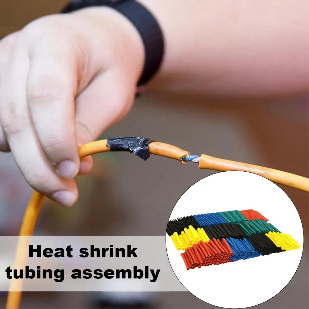 164Pcs/Set Heat Shrink Tube Kit Thermo Retractable Shrinkabl