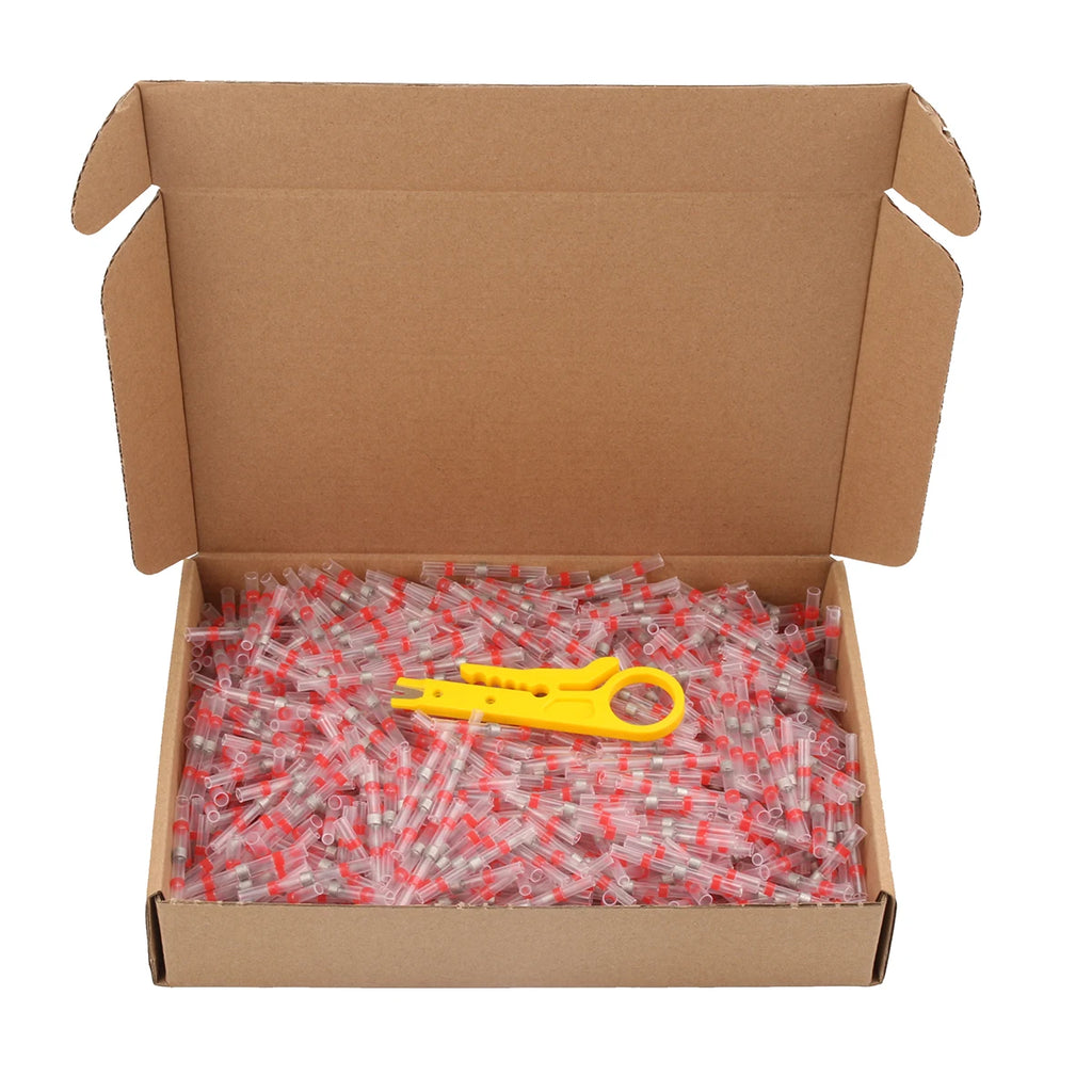Solder Seal Heat Shrink Waterproof Butt Wire Connectors Term
