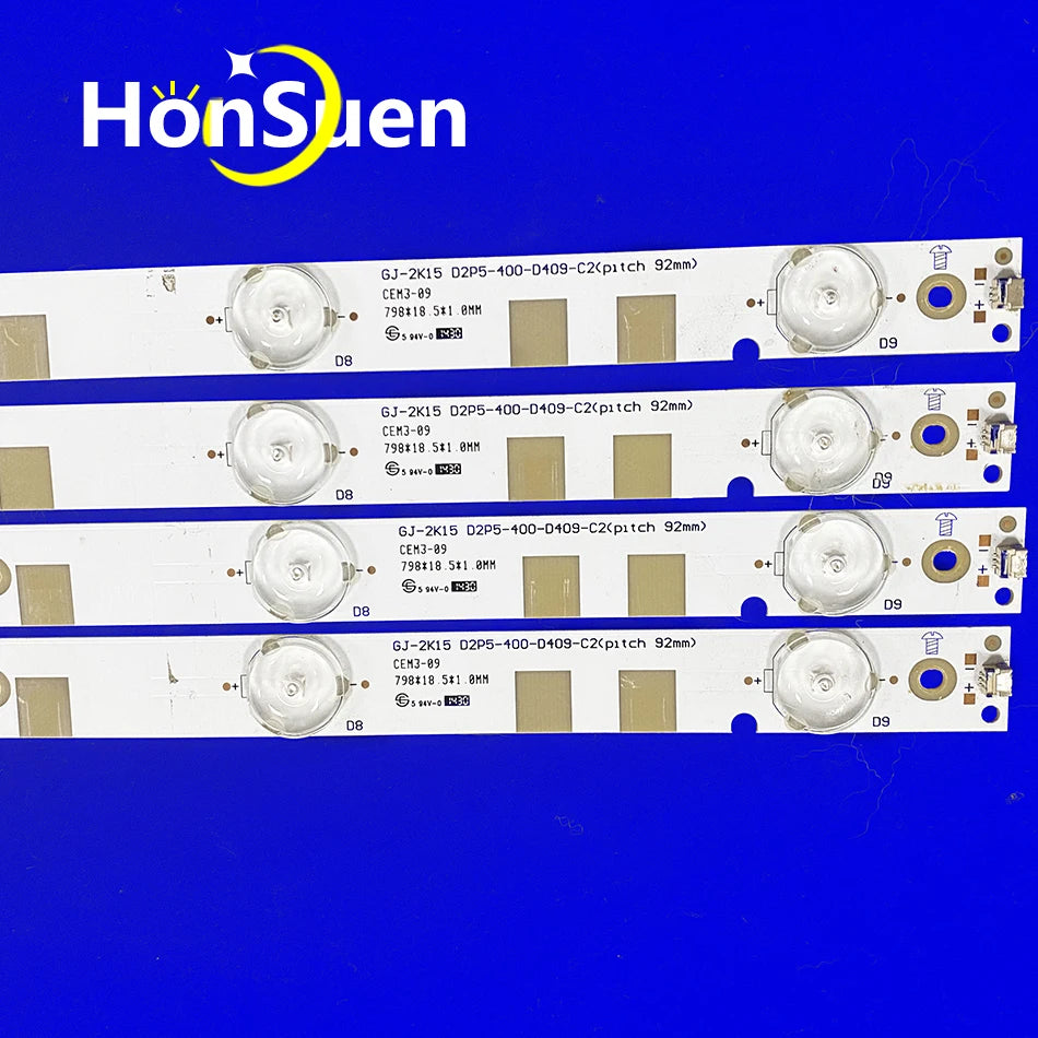 LED Backlight Strip for 4pcs/Kit LED strips for PHI LIPS 40 TV 40PFK4100 40PFK5500 40PFK5300 40HFL5011T/12