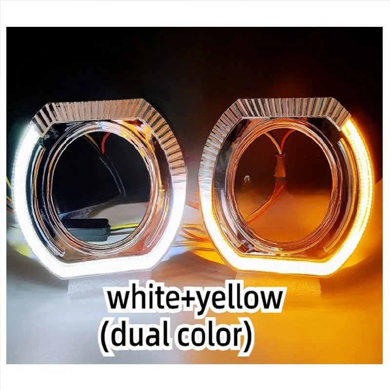 2pcs Projector Cover 2.5/3.0inch Headlight Lens Dust Cover HID Projector Lens Laser Headlight Lens LED Lens car Light Accessorie
