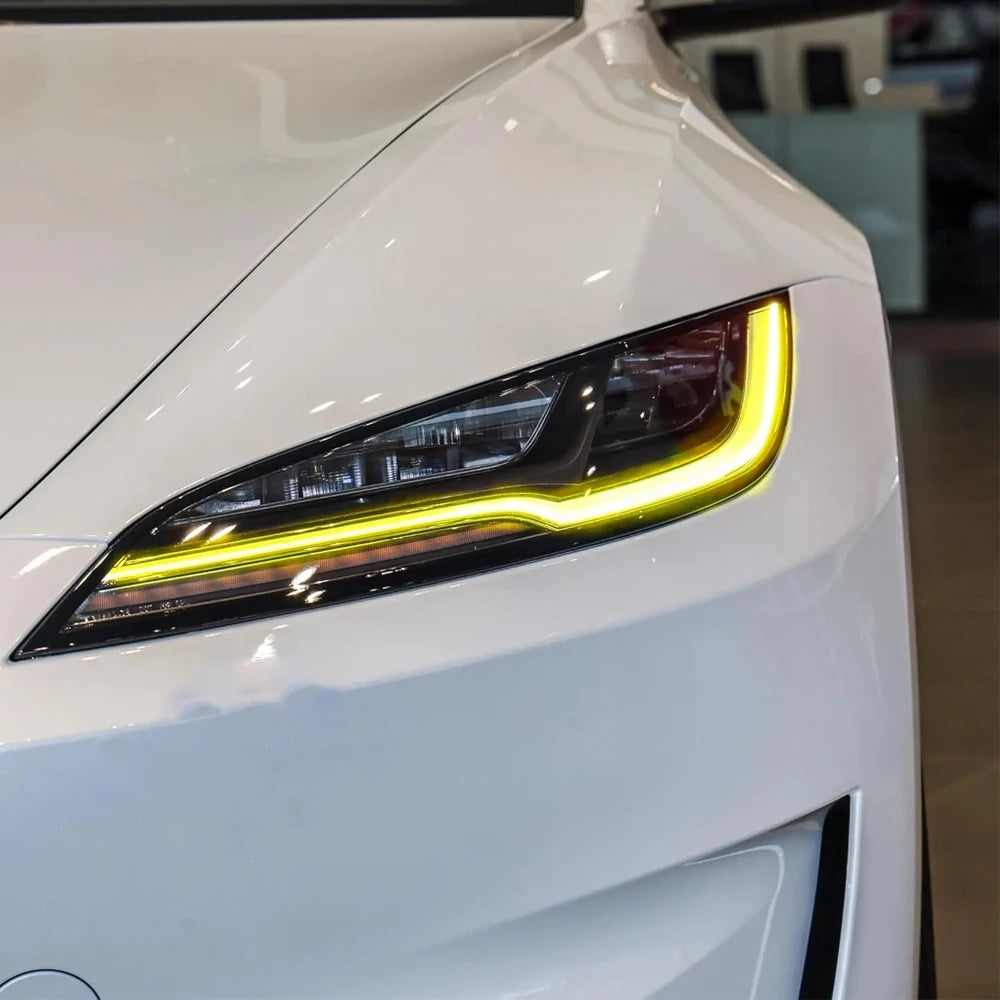DRL Boards For Tesla Model 3 Daytime Running Light 2024 2025 Car Headlight Upgrade Accessory NOT RGB Blue Red