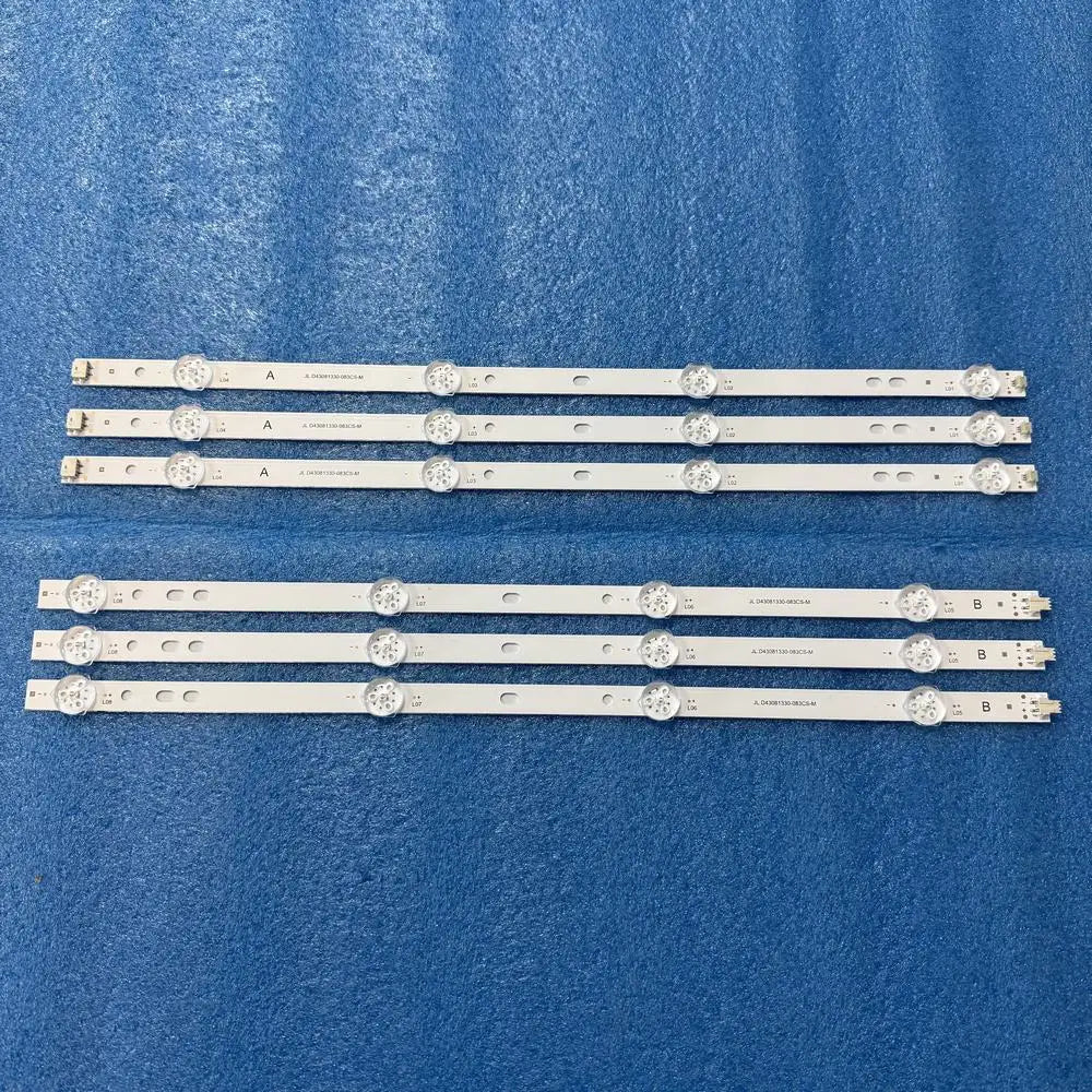 LED Backlight Strip for Ghia G43DFHDS8-M G43DFHDS8-BF DEXP F43D7000 F43D7000K JL.D43081330-083CS-M