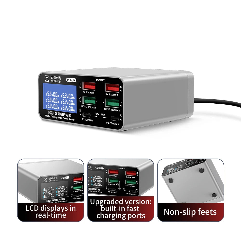 Qianli Mega-idea Digits Display Desktop Power Supply PQW110 