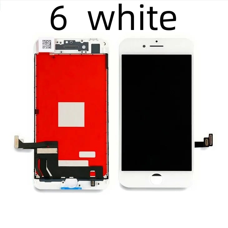 Lcd Display For Iphone 4 4S 5 5S 6 6S 7 8 Plus 7P 8P Black White Lcd Replacement Screen Digitizer Assembly With Repair Tools