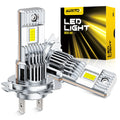 AUXITO 2Pcs Mini H7 LED Headlight Bulbs CANBUS 6500K White T