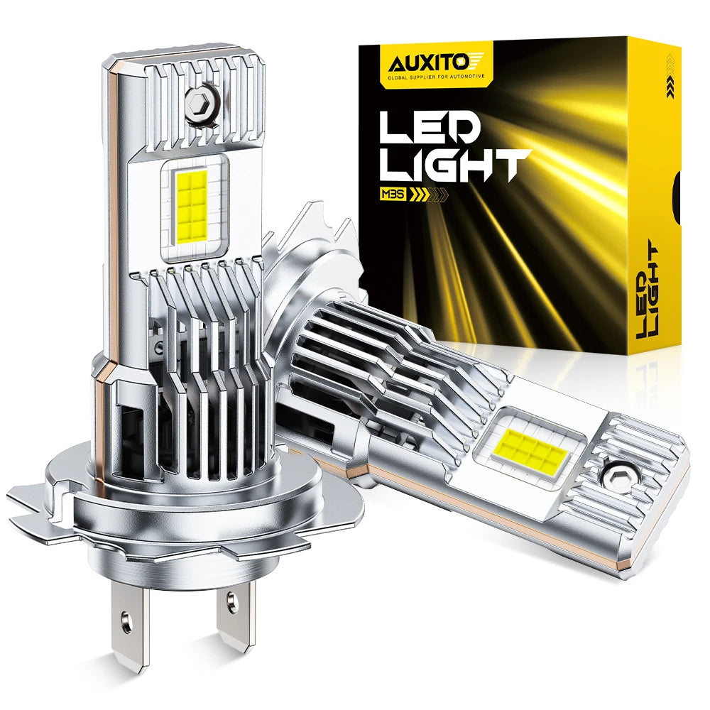 AUXITO 2Pcs Mini H7 LED Headlight Bulbs CANBUS 6500K White T