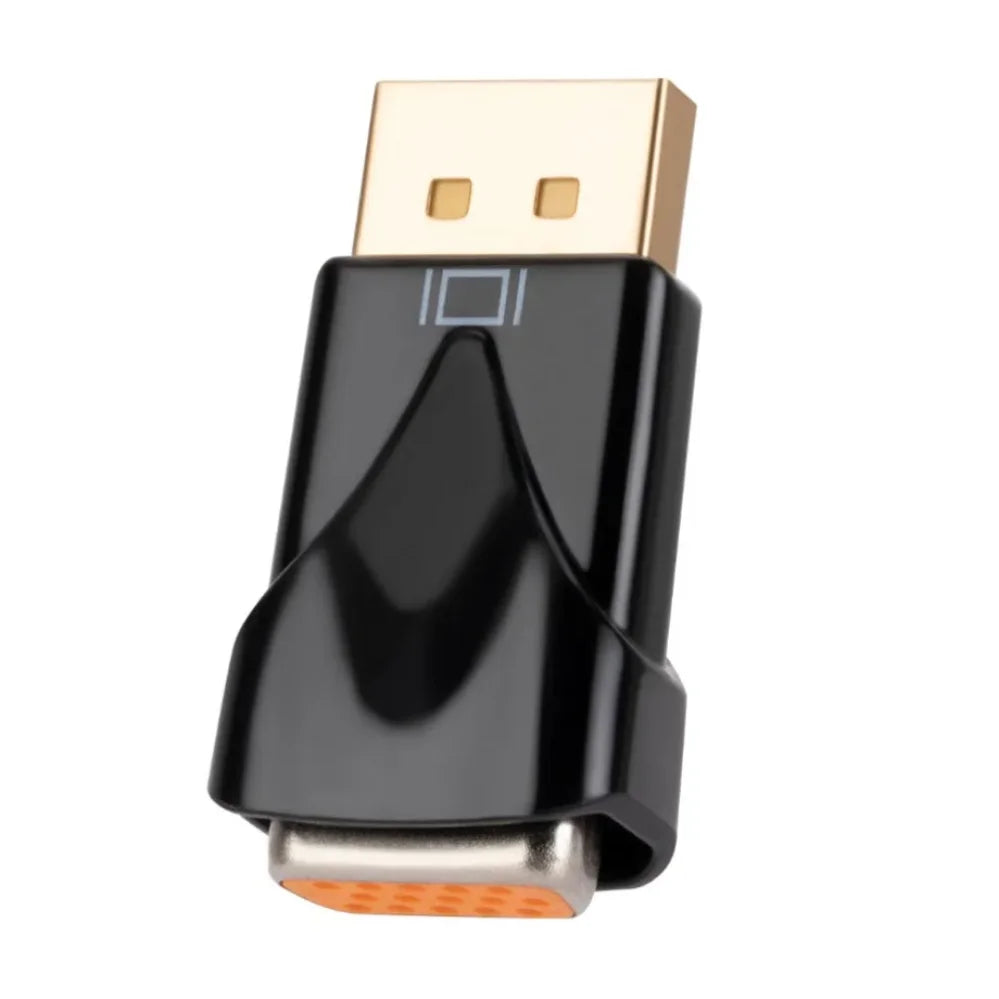 PzzPss DisplayPort To VGA Adapter 1080P Display Port DP Male