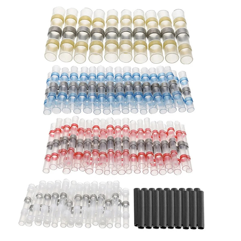 800pcs Solder Seal Wire Connectors Heat Shrink Insulated Ele