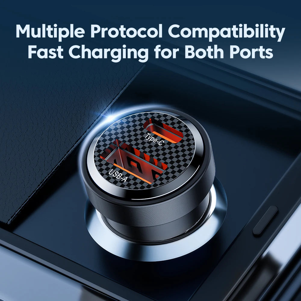 Toocki PD 33W USB Car Charger Fast Charge For iPhone 15 14 1