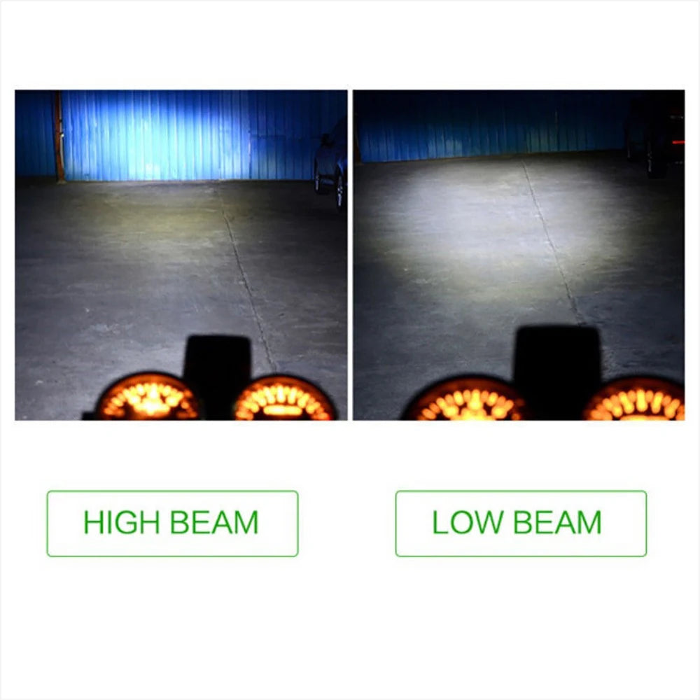 1pcs 12V High Quality H4/HS1 H6/BD20D 18W LED 3 COB Motorcyc