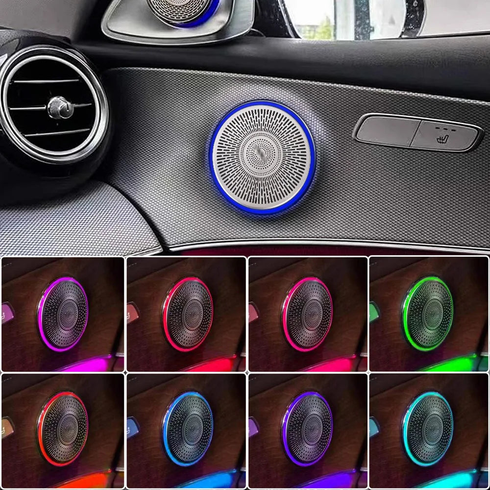 New LED Speaker Cover Car Door Horn Decorative Shell Cover A