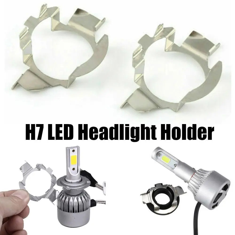 H7 LED Holder Universal Headlight Base Headlamp Retainer Bul