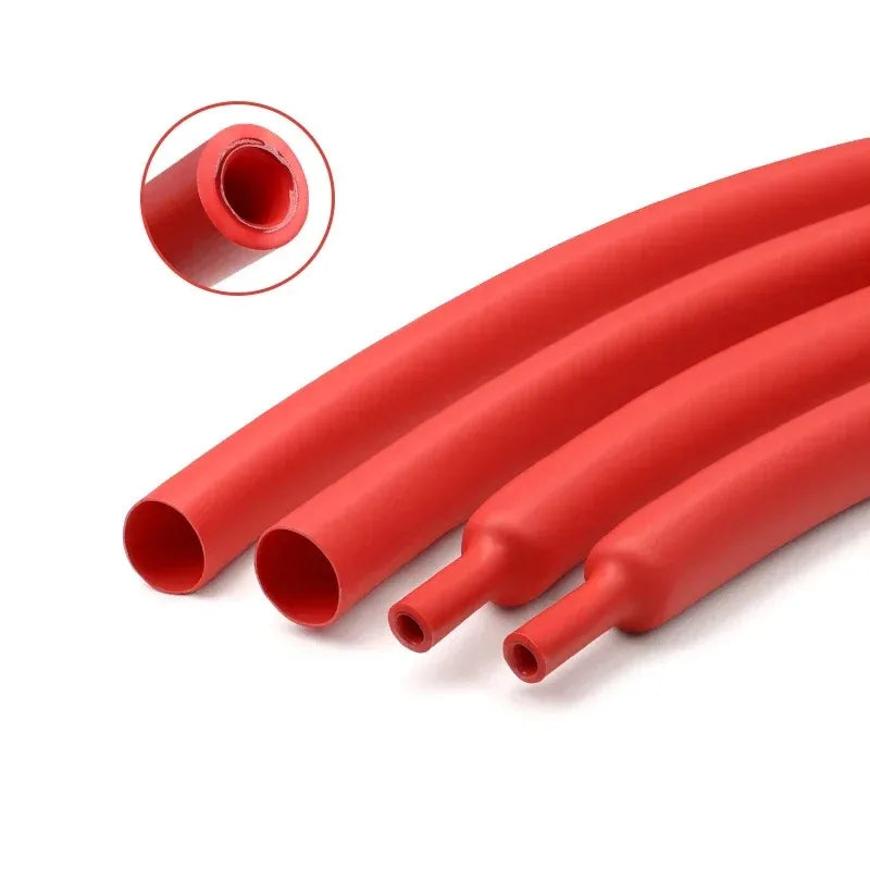 2M 11 Colors 3 1 with Glue Heat Shrink Tube 1.6mm 50mm Dual Wall Adhesive Lined Polyolefin Shrinkage Wire Cable Protect Sleeve