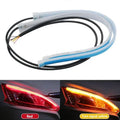 2Pcs 12V Led Guide Strip Headlight for Car Daytime Running Lights Turn Signal Bulb DRL Sequential Switchback 30cm/45cm/60cm
