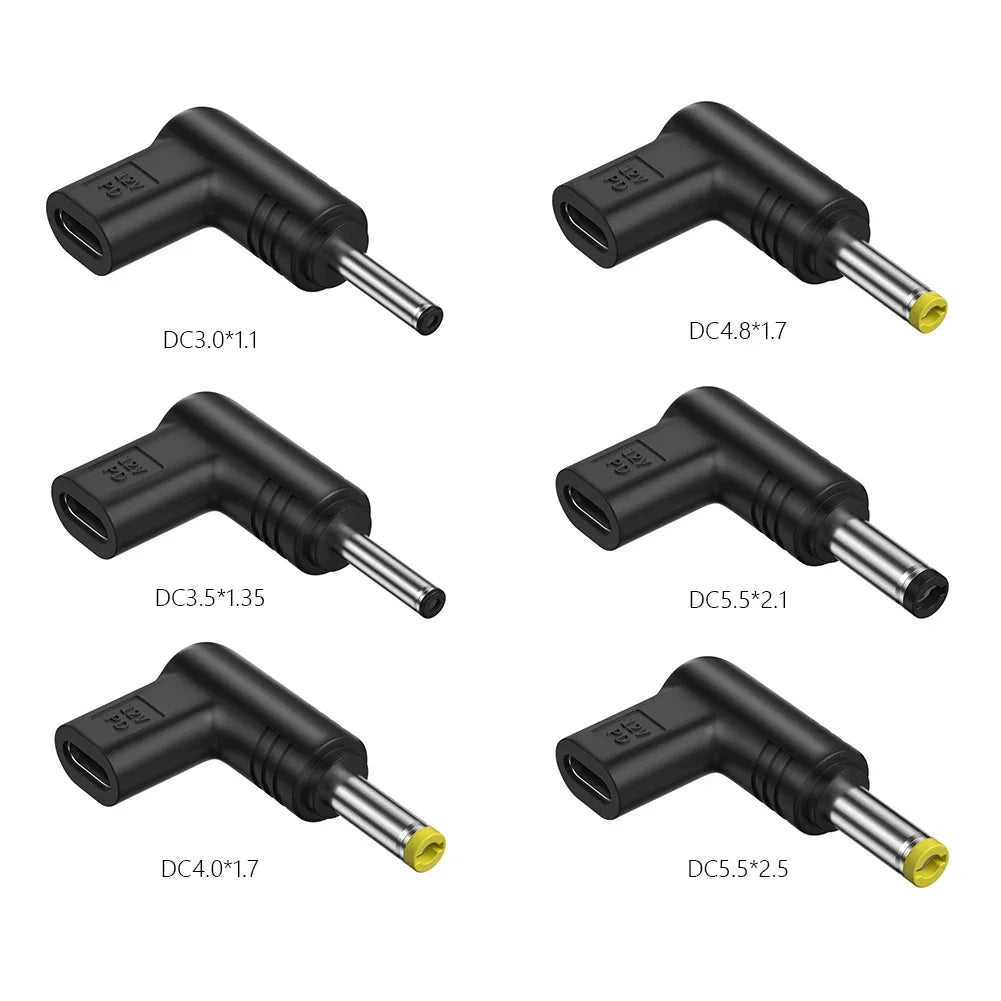 12V Power Connector Multifunctional Type C To DC Jack Plug C