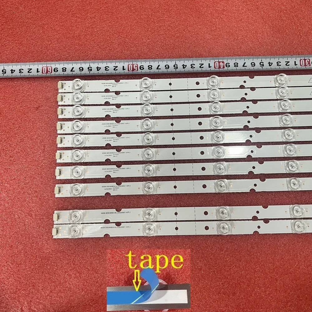 LED Backlight Strip for 10pcs/set LED Backlight Strip For TCL 65D8-3030-8X8EA 65P8S 65S525 65S4 65S525LABA