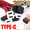 Type C Female Connector Waterproof USB C Female Jack Socket 