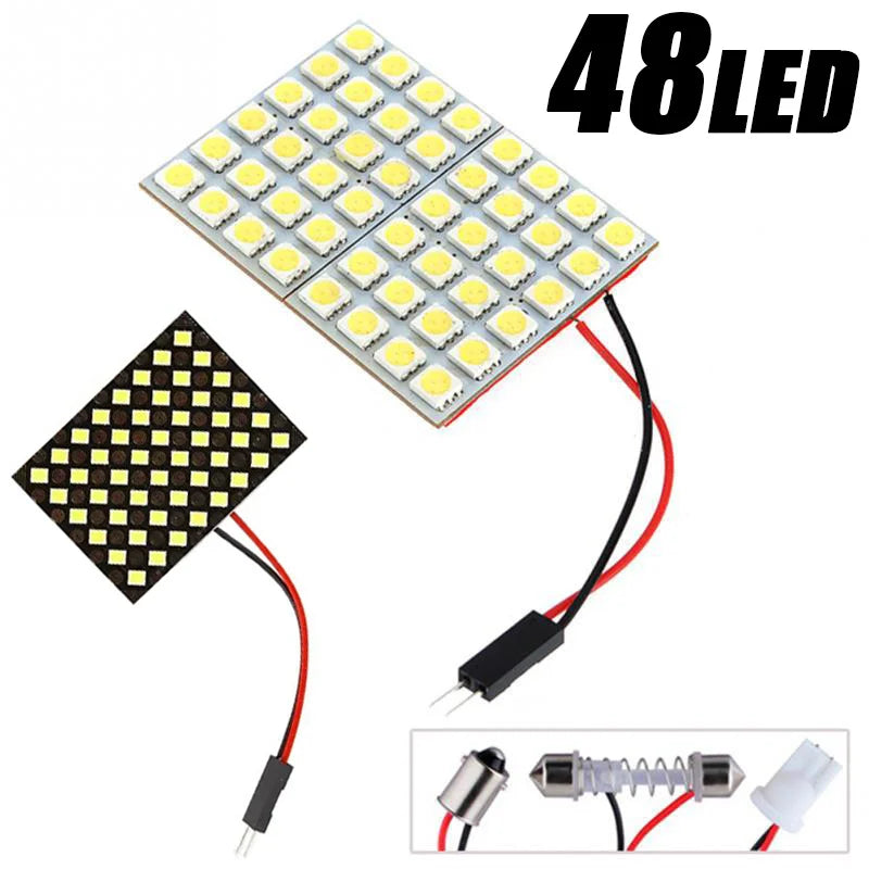 T10 5050 3030 LED Interior Panel White Light Reading Lamp Un